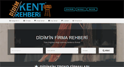 Desktop Screenshot of didimkentrehberi.com
