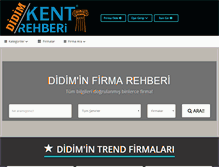 Tablet Screenshot of didimkentrehberi.com
